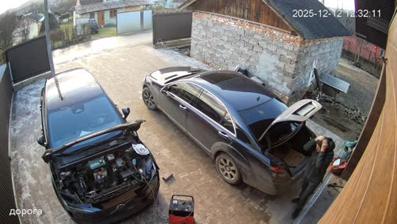 Vehicle headlight explosion shocks man in Kosiv, Ukraine
