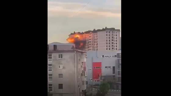 Ukrainian UAV hits residential building in Novorossiysk