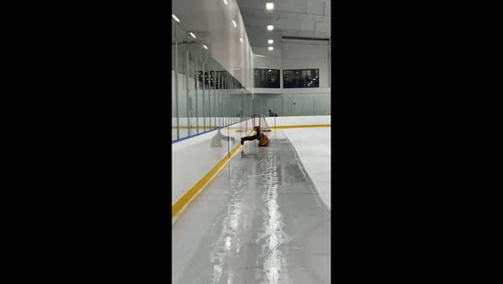 Man's sliding attempt ends in a fall in Cambridge, Canada