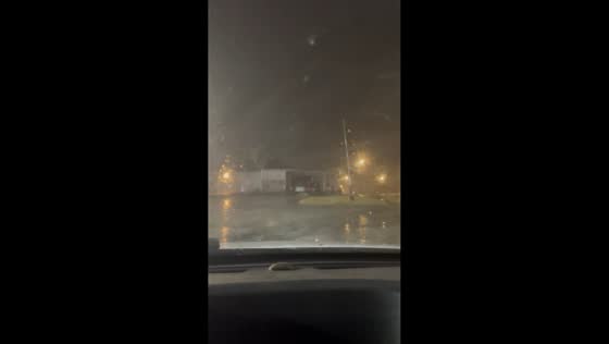 Quarter to ping pong ball-sized hail during storm in Oklahoma, USA