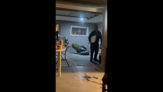 Man trips over inflatable while kicking in San Luis Río Colorado, Mexico