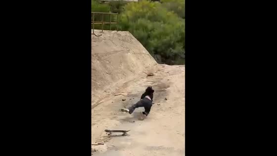 Skateboard fail: jumping off cart leads to fall in Tucson