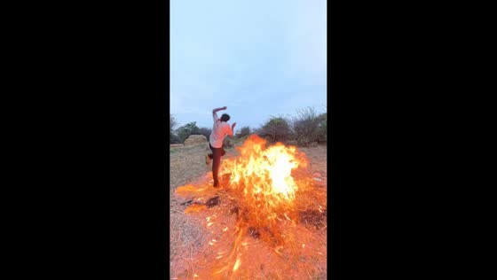 Man's failed bonfire attempt causes panic in New Delhi, India