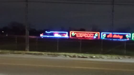Holiday train spreads festive cheer in Taylor, Michigan, USA