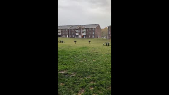 Heavy hail and 50 mph wind gusts batter Jackson, Michigan, USA