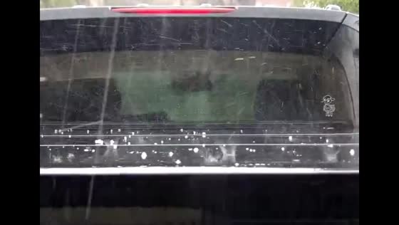 Hail and rain downpour hits Prescott, AZ