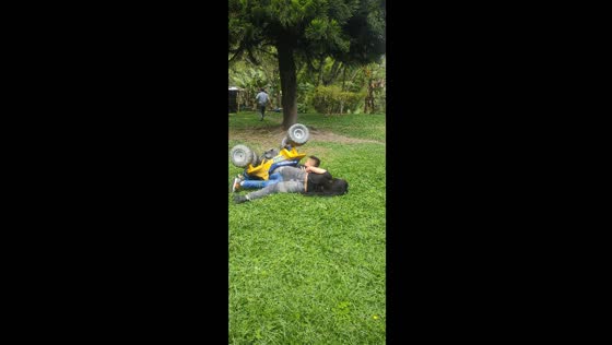 Toy mishap in Bogotá