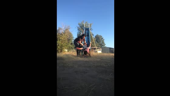 Children's slide mishap in Moctezuma, Sonora, Mexico