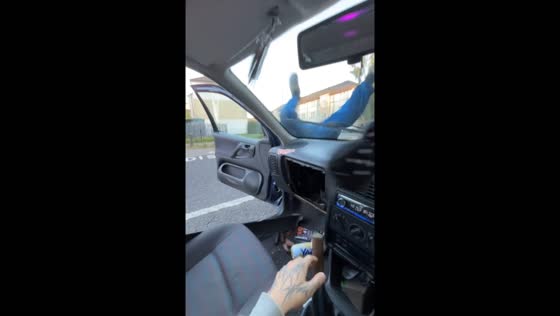 Car door antics in Scotland
