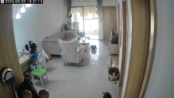 Magnitude 4.3 earthquake startles child and cat in Kunming, China