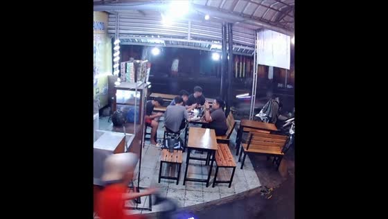  Motorcycle crashes into store in Mojokerto, Indonesia