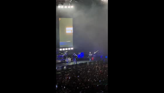Our Lady Peace pauses concert for Canadian anthem in Edmonton, Canada