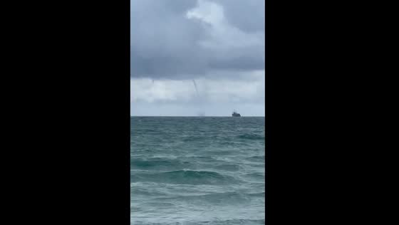 Waterspout spotted off Miami Beach coast