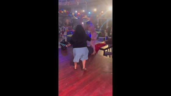 Woman accidentally falls off stage while partying in Davao, Philippines