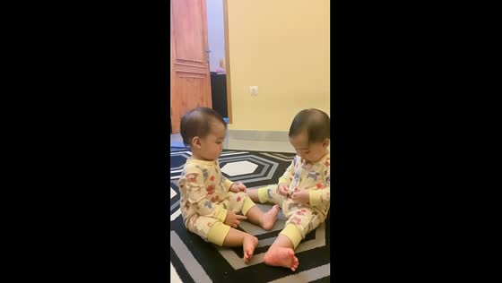 Twins' playtime turned tears: accidental collision