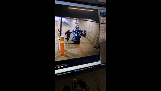 Runaway trolley crashes into worker during job in Oklahoma, USA