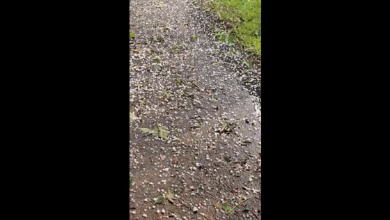 Intense hailstorm batters Dallas, Texas