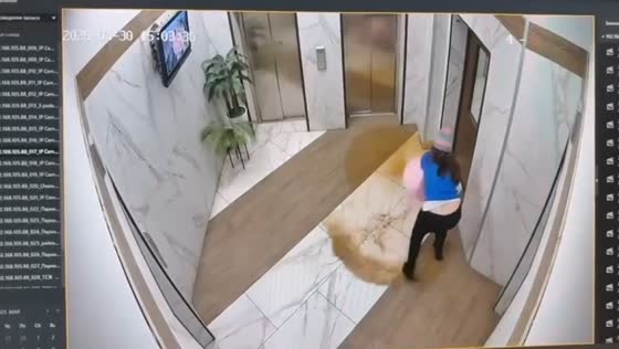 Woman dumps feces in apartment lobby in Moscow, Russia