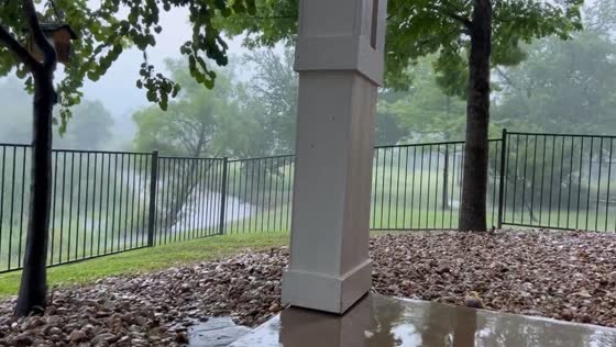 Storm strikes Austin: video captures intense weather