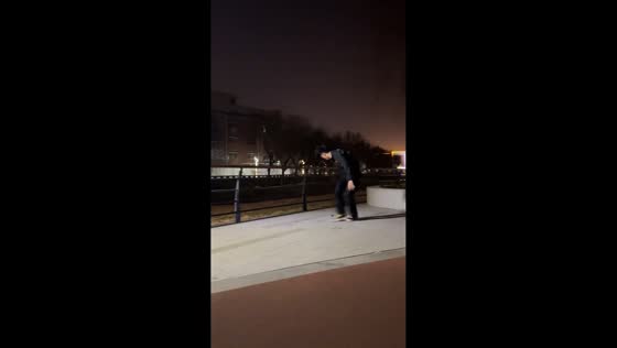 Mobile phone mishap during somersault in Hebei, China