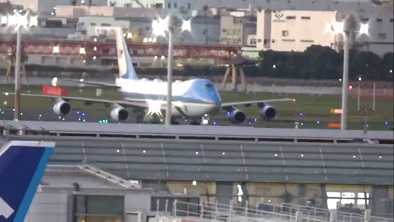 Donald Trump arrives for meeting with Prime Minister Takaichi in Tokyo, Japan