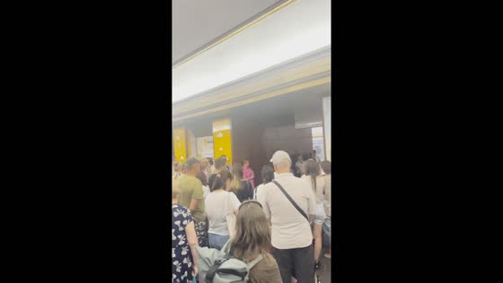 Kyiv students rehearse in subway after university hit by Russian rockets