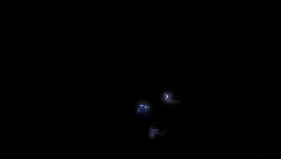 Lightning strikes in Kamchatka during Shiveluch volcano eruption