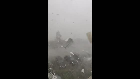 Severe hailstorm and convective weather hits Hebei, China