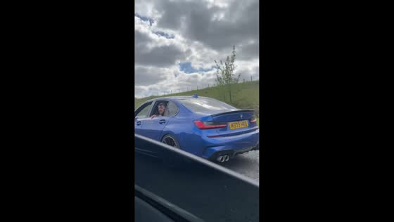 Glasses fly off during windy car ride in travel mishap in England, UK