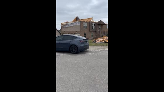 Tornado devastation: Clarksville, USA