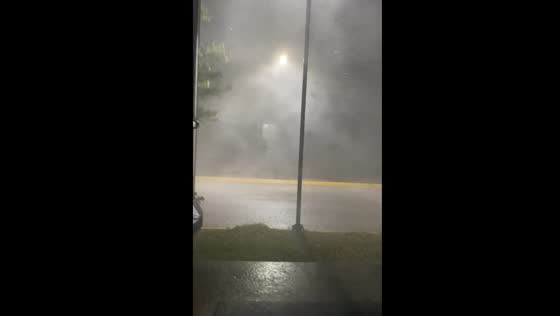 Intense storm sweeps through Cadereyta Jiménez, Mexico