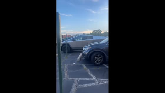 Surprised reaction to spotting two Cybertrucks in Georgia, USA