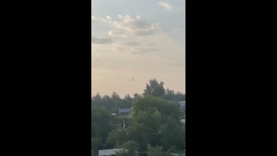 Ukrainian drone crashes near homes in Moscow Region, destroys barn