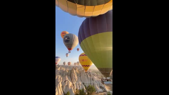 Balloon bump in Cappadocia