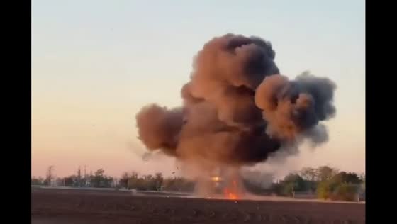 Ukrainian FP-1 drone forced down by electronic warfare in Kherson, Ukraine