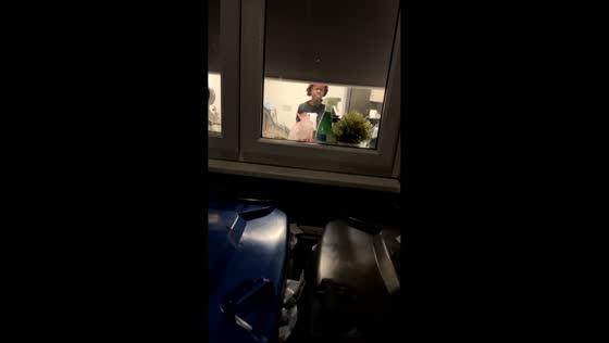 Kid dancing inside house caught by onlookers in London, England, UK