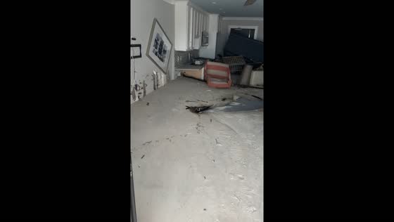 Florida home left in ruins after Hurricane Helene passes through