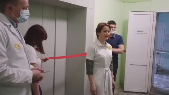 Sterlitamak hospital celebrates opening of new freight elevator for improved patient convenience