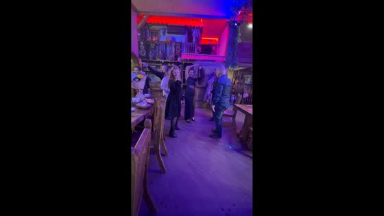 Woman’s hair extension falls off while dancing in Moscow, Russia
