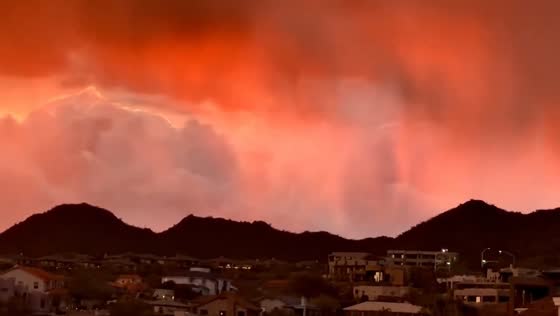 A Fountain Hills, Arizona sunset: capturing beauty in a video