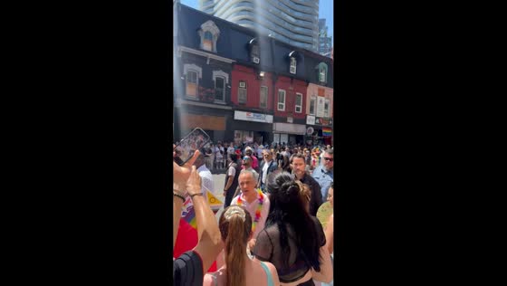 Prime Minister Mark Carney takes part in Toronto Pride Parade in Toronto, Canada