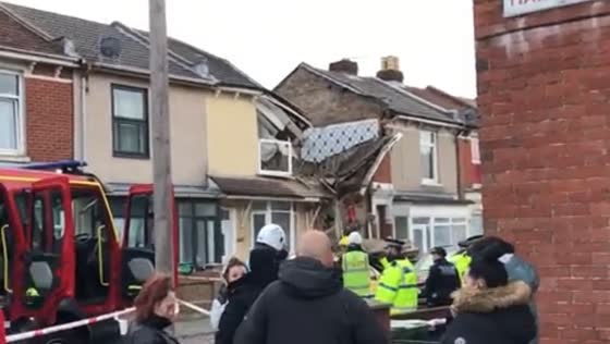 Portsmouth home collapses in Langford Road