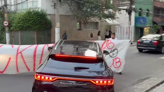 Brabos fans protest against Julio Casares after impeachment setback in São Paulo, Brazil