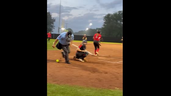 Pitcher hits umpire behind catcher during Memphis baseball game