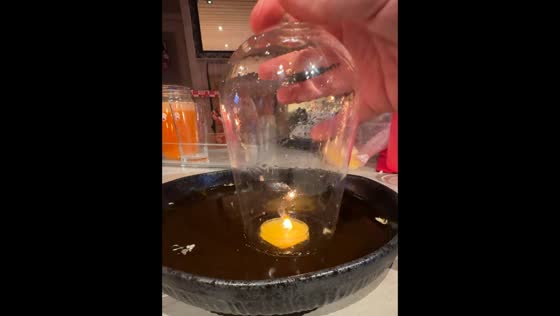 Bubbling water experiment in Svelvik, Norway