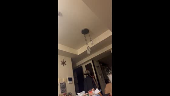 Earthquake triggers strong shaking inside high-rise apartment in Yokohama, Japan