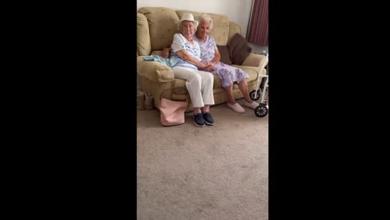 Reunion joy: nan and friend reconnect after 6 years
