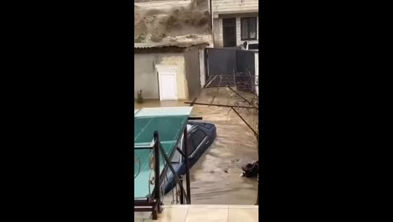 Flooding and rockfalls hit multiple areas in Dagestan, Russia