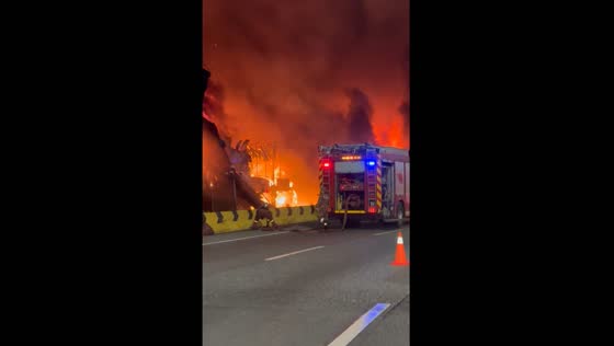 Plaza Perabot LDP furniture mall in Petaling Jaya caught in fire