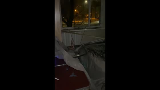 Kyiv resident's video reveals Russian shelling damage